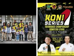 Tim Taekwondo Pakpak Bharat ikuti ajang KONI SERIES Taekwondo Championshif
