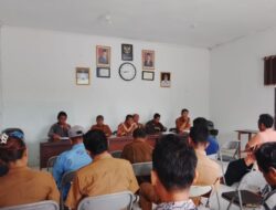 Pemerintah Desa Prongil laksanakan Musdes ( Musyawarah Desa )