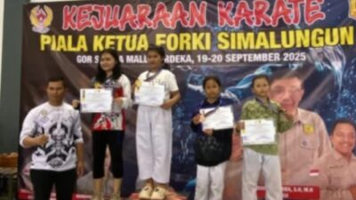 Atlet FORKI ikuti kejuaraan Karate piala ketua FORKI Simalungun