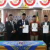 Bupati Dairi Menandatangani Persetujuan Bersama DPRD terhadap KUA-PPAS Perubahan APBD Tahun Anggaran 2025.