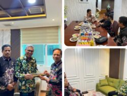 Perjuangkan Jalan Eks Trans, Wabup Kuansing Temui Menteri Transmigrasi dan Anggota DPR RI