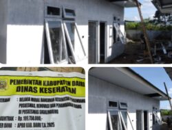 Diduga Sarat Mark-up, Proyek Renovasi Puskesmas Sigalingging Dairi Senilai Rp200 Juta Disorot Warga