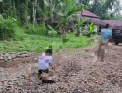 Gawat Proyek Siluman dan Eksploitasi Anak Terjadi Di Angkola Sangkunur ” Dinas PUPR Tutup Mata