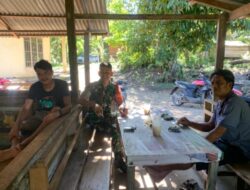 Pererat Silaturahmi, Babinsa Koramil 08/KM Laksanakan Komsos Bersama Warga Binaan