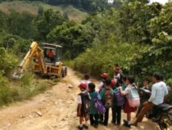 Aksi Cepat Tanggap Pemkab Dairi Tangani Jalan Amblas Di Dusun Delleng Datok Desa Liang Jering