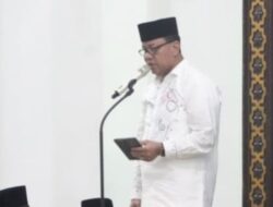 Safari di Masjid Agung Ar-Raudhah, Bupati Kuansing Himbau ASN kuansing Agar Belanja di Pasar yang ada Di Daerah