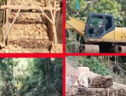 Ditemui Aktivitas PETI dan Ilog di  Kawasan HPT  Kuansing dari Penelusuran Awak Media dan Tim