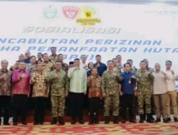 Hadiri Sosialisasi Satgas PKH, Bupati Dairi Tegaskan Dukungan Penataan Kawasan Hutan Berkeadilan