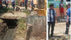 Jalan Lintas Sidikalang-Medan Tersumbat, UPT PUTR Provinsi Tutup Mata, Camat & Kades Sitinjo II Turun Tangan