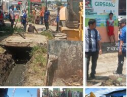 Jalan Lintas Sidikalang-Medan Tersumbat, UPT PUTR Provinsi Tutup Mata, Camat & Kades Sitinjo II Turun Tangan