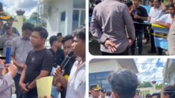 Tangkap Aktor Intelektual Mafia BBM Bersubsidi Di Paluta” Puluhan Mahasiswa Geruduk Polres Tapanuli Selatan