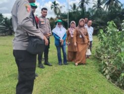 Kapolsek Cerenti Cek Lahan 6 Hektare untuk Dukung Ketahanan Pangan Nasional