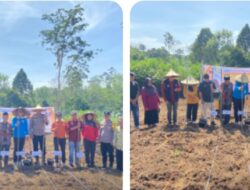 Asta Cita Presiden RI, Polsek dan Forkopimcam Kuantan Hilir Tanam Jagung Pipil