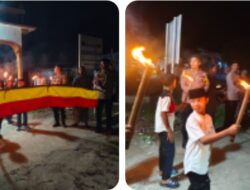 Sambut Idul adha 1447 H, Polsek Benai Amankan Pawai Takbiran di Desa Talontam