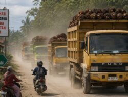Abai Kesehatan Warga, Angkutan Sawit PT APN di Kuansing Menuai Protes Keras