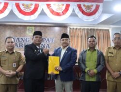 Bupati Dairi Sampaikan Nota Pengantar Ranperda RTRW Dairi Tahun 2026-2046