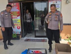Diprediksi Kemarau Akan Melanda Kuansing, Polsek Singingi Hilir Bantu Alat Pompa Air Untuk Petani