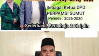 Dari Pencatat Meteran Hingga Pimpin 33 Daerah: Kisah Wahlin Munthe, Anak Petani yang Jadi Ketua PERPAMSI Sumut