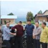 Bupati Dairi Tinjau Progres Pemeliharaan Jalan Jurusan Sigalingging-Tombak Simbolon Kecamatan Parbuluan