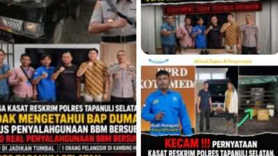 Wau.. Statement Kasat Reskrim Polres Tapanuli Selatan “Mencoba Mengiring Opini” Bahwa 5 SPBU Tidak Ada Bukti Penyalahgunaan BBM Bersubsidi
