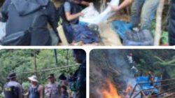 Pemkab Dairi Bersama Unsur Forkopimda Lakukan Penindakan Pelaku PETI Di Pegagan Hilir, Barang Bukti Diamankan, Pelaku Tidak Ditemukan