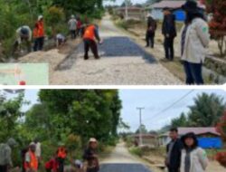 Pemkab Dairi Lakukan Pemeliharaan Jalan Jurusan Siarung arung – Tinombak Simbolon Kecamatan Parbuluan