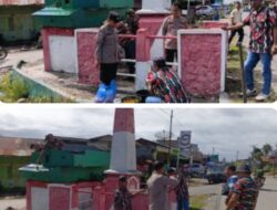 MENYAMBUT MERAH PUTIH KE-81: POLSEK TIGALINGGA & LMP BERGOTONG ROYONG DI TUGU PAHLAWAN, SINERGI YANG MEMBANGGAKAN
