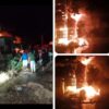 HEBAT! 7 RUMAH HANGUS TERBAKAR, 3 RUMAH DIRUSAK PAKSA  JIWA TERANCAM, SATU WARGA TUA MENINGGAL DUNIA
