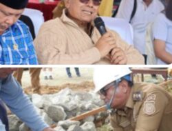 Bupati dan Wakil Bupati Dairi Hadiri Peletakan Batu Pertama, Pembangunan Gedung TK Negeri Pembina Sidikalang II Di Desa Kalang Simbara Di Mulai