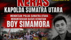 HBB, FORMAS dan Tim Kuasa Hukum Desak Kapolda Sumut Tuntaskan Kasus Boy Simamora