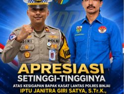 Muhammad Zulfahri Tanjung “Apresiasi Aksi Nyata Kasat Lantas Polres Binjai” Sigap Memberikan Pertolongan Kepada Masyarakat