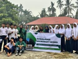 Tingkatkan Literasi Digital Siswa, KKN UMRI Kelompok 78 Gelar Pelatihan Microsoft Word di SMPN 2 Benai
