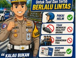 Satlantas Polres Binjai Himbau Masyarakat Taat Berlalu Lintas Untuk Ciptakan Keamanan Dan Ketertiban Di Jalan Raya