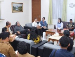 Bupati Dairi Terima Audiensi DPC Persatuan Intelegensia Kristen Indonesia Dairi