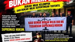 Setop Menghakimi! Pernyataan Tegas: Demak Milik Rakyat, Hukum Harus Jadi Panglima
