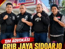 GRIB Jaya Sidoarjo Kawal Mediasi Kasus Korban Tersengat Listrik Reklame Alfamart Wonokasian