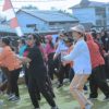 Semarak HUT Ke-79 di Halaman Kantor Bupati, Pemkab Dairi Gelar Senam Sehat Dan Lomba Tarik Tambang Pererat Kebersamaan