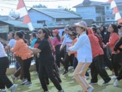 Semarak HUT Ke-79 di Halaman Kantor Bupati, Pemkab Dairi Gelar Senam Sehat Dan Lomba Tarik Tambang Pererat Kebersamaan