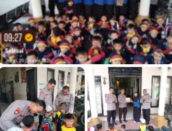 Polisi Sahabat Anak: 50 Siswa KB Smart Kid’s Kunjungi Polsek Wagir   