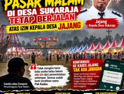Dikepung Asap Pekat, Pasar Malam di Sukaraja Tetap Beroperasi, Izin Kades Jajang Dipertanyakan