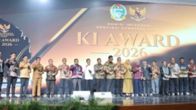 Pemkab Dairi Raih Predikat Informatif pada KI Awards Sumut 2026