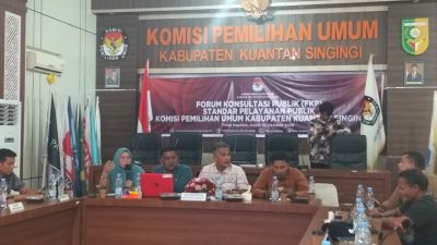 KPU Kuantan Singingi Gelar FKP, Tegaskan Komitmen Pelayanan Informasi Transparan dan Akuntabel