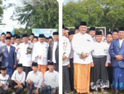 Lautan Putih di Lapangan Limuno: Plt Bupati H. Muklisin Pimpin Upacara Hari Santri Nasional 2026 di Kuansing